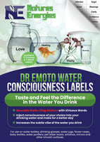 Dr Emoto Water Consciousness Static Cling Labels Kit