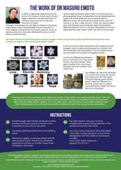 Dr Emoto Water Consciousness Static Cling Labels Kit