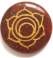 Engraved Chakra Therapy Disc Set