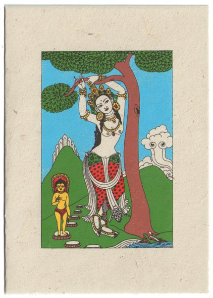Mayadevi Deity Gift Card and Envelope