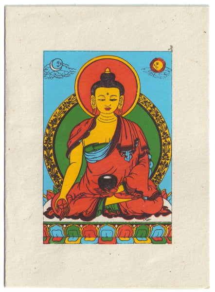 Ratna Sambhava Buddha Gift Card and Envelope