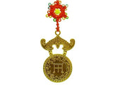 Golden Bat Coin Amulet