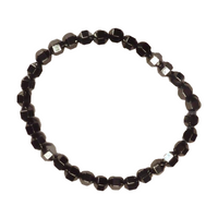 Small Hexagonal Links Non-Magnetic Hematite Bracelet