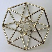 Sacred Geometry - Silver Hyper Cube