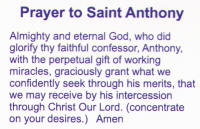 Saint Anthony Amulet