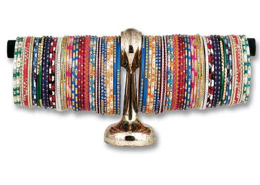 Enamelled Indian Metal Bangle