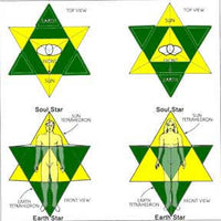 Star Tetrahedron (Merkaba) Sacred Geometry Quartz Crystal