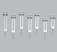7 Chakra Tuning Fork Set - Weighted