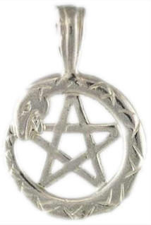 Ouroboros Pentagram Pendant
