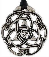 Triquetra and Celtic Knot Pendant