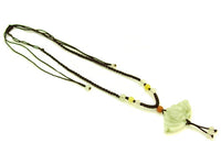 Jade Bat with Coin Necklace