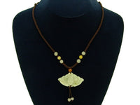 Jade Bat with Coin Necklace