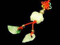 Jade Lucky Pig For Prosperity Hanging