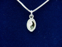 Yin Yang Pendant with Rhodium Plated Chain