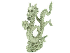 Pewter Victory Dragon Grasping Wealth